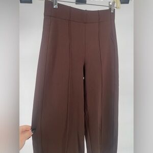 2FOR$30 Jones NY Chocolate Brown Wide Leg High Rise Stretch Pull On Pants
